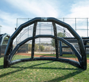 Equipo de entrenamiento inflable comercial Jaula de bateo para béisbol <span class=keywords><strong>Lacrosse</strong></span> Backstops Estaciones de tiro Golf Bays Drive Box - Product Image 5