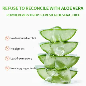 Organik 99% saf Aloe Vera jel cilt için yatıştırıcı yüz nemlendirici nemlendirici Aloe Vera jel