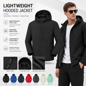 Chaqueta Premium para Actividades al Aire Libre con Logotipo Personalizado, Impermeable, Transpirable y con Capucha para Excursiones de Aventura y Eventos de Marca - Product Image 1