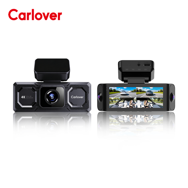 Mini Hidden 4K 4-Channel Dash Cam with WIFI GPS Super Night Vision G-Sensor Loop Recording & Video Recorder 360 Angle