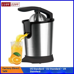 110V Mỹ 220V Châu Âu Đồng hồ đo tự động citrus Máy ép trái cây tươi ép điện Máy ép trái cây cam với tách qua biên giới - Product Image 2