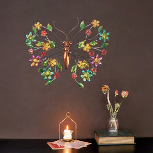 Hiasan Taman Logam Kupu-kupu Patung Menggantung Hiasan Dinding Seni - Product Image 3