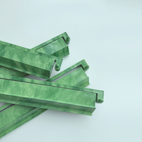 HIMORE Nouvelle Arrivée Supports de Luxe Modernes pour Tuiles de Mahjong et de Poker avec Poussoirs Portables Vert ABS Lot de 4 Haute Qualité Faible MOQ
