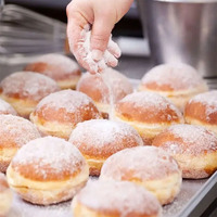 Machine automatique à rose, épandage et revêtement supérieur pour sésame, appareil d'épandage à donut, sucre en poudre, arrosage