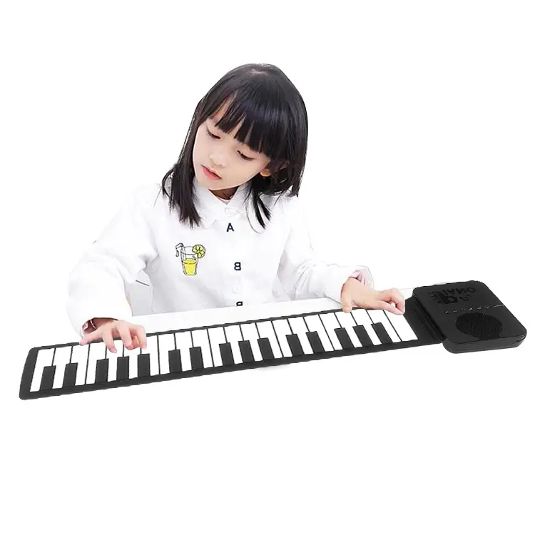 Gift Kids Toy Baby Electric Music Instruments Electronic Digital Hand Roll Up Piano Keyboard