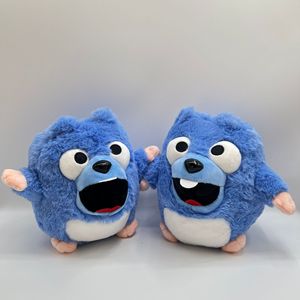 Grizzy Lemmings Plush Toys Small And Large Mouth Blue Anime <b>Dolls</b> For Kids 2 4 Years Unisex Gift - Product Image 1