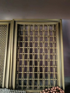 Chất lượng cao thép không gỉ trang trí kim loại phòng Divider màn hình lưới - Product Image 3