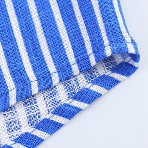 <span class=keywords><strong>In</strong></span> Stock camicetta Casual <span class=keywords><strong>a</strong></span> maniche lunghe <span class=keywords><strong>a</strong></span> <span class=keywords><strong>righe</strong></span> blu monopetto monopetto Casual da donna - Product Image 5