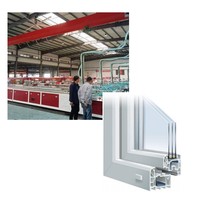 Machine à profilés PVC, machine à profilés UPVC pour cadre de porte, machine à fabriquer des profilés PVC WPC pour fenêtres et portes en PVC et leurs cadres