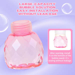 Máquina de bolhas de água para festas e festas, pistola de bolhas para crianças, brincar ao ar livre, unicórnio, soprador de bolhas para o interior de verão - Product Image 4