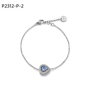 AMY AMY สร้อยข้อมือเงิน925 zircon สำหรับผู้หญิงสวมใส่ในชีวิตประจำวันสไตล์โรแมนติกสายโซ่เครื่องประดับ P2312 - Product Image 5