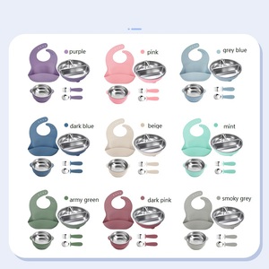 Bol en acier inoxydable à ventouse en silicone pour bébé de 1 an et plus, profondeur 4-8 cm, anti-chute, écologique, durable, récipient de rangement - Product Image 6