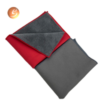 Chiffon en microfibre super absorbant, vente en gros, 60x40, logo imprimé, serviettes de voiture en microfibre, chiffon de nettoyage