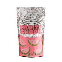 Custom Hersluitbare Geur Proof Gedroogd Fruit Stand-Up Zakje Verpakking Mylar Tas Met Rits