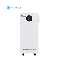 Baterai Rumah Tenaga Surya Lithium Ion LiFePO4 SR-SE15B 100Ah 10kWh Proteksi IP30 6000 Siklus Baterai Penyimpan Energi