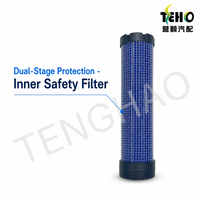 Boîtier de filtre à air TENGHAO Bajaj Rickshaw TVS King, ensemble filtre à air pour tricycle Tuk Tuk, boîtier d'admission à double filtre