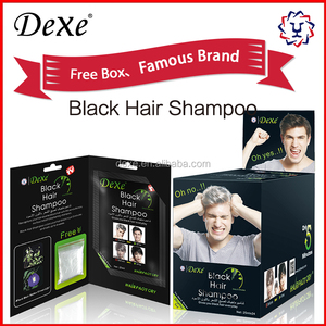 DEXE Crema Colorante Nera per <span class=keywords><strong>Capelli</strong></span>, Shampoo Permanente alle Erbe, 100% Perfetto, Copre Rapidamente i <span class=keywords><strong>Capelli</strong></span> Bianchi e Grigi in Nero, OEM - Product Image 4