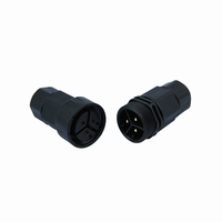 Connecteur de câble étanche DREAM M25 à 4 broches, 250V 20A IP68, en nylon PA66, prise mâle/femelle circulaire