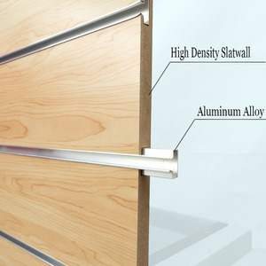 Trưng Bày Phụ Kiện Điện Thoại Di Động Bằng Gỗ, Bảng Điều Khiển Slatwall, Giá Trưng Bày, Phụ Kiện Điện Thoại Di Động - Product Image 5