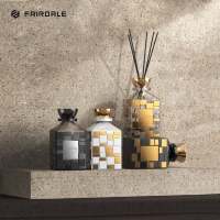 Diffuseur de parfum d'intérieur carré personnalisé 200ml 300ml 500ml Bouteille de diffuseur de roseau en verre vide