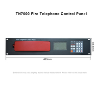 Tanda TN7000 Panneau de commande téléphonique d'alarme incendie adressable à deux fils pour communication d'urgence avec écran LCD