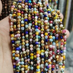 Perlas Barrocas Irregulares de Agua Dulce Teñidas de Colores, Sueltas, de 6-7 mm, al por Mayor, para la Fabricación de Joyas - Product Image 6