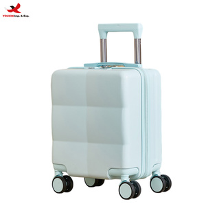 14-Inch 20*30*40cm Mini Rolling Luggage with Soft Handle Carry-on Free Check-in <b>Suitcase</b> for Spring Airline RTS Bulk Mixed Order - Product Image 1