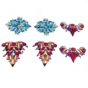 Adorno de tela de hierro con diamantes de imitación de resina colorida para <span class=keywords><strong>zapatos</strong></span> y ropa, accesorios de moda para disfraces de Carnaval - Product Image 3