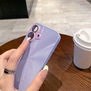 Luxury Electroplate Laser Back <b>Cover</b> With Camera Lens <b>Protector</b> Phone Case for iPhone 16 16 Pro Max 15 14 13 12 - Product Image 4