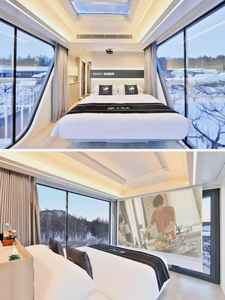 Casa Móvil Moderna Estilo Cápsula Espacial, Famosa en Internet, para Zonas Turísticas, Habitación con Cielo Estrellado Personalizable para Dormitorio o Escuela - Product Image 6