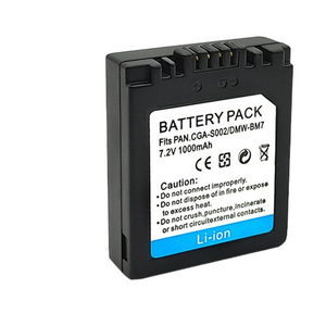 Batería CGA-S002E 1000mAh DMW-BM7 para Panasonic LUMIX DMC-FZ1 FZ2, Certificación CE RoHS, Venta al Por Mayor, Alta Capacidad - Product Image 1