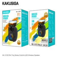 KK-3103 Haut-parleur sans fil avec lumières colorées