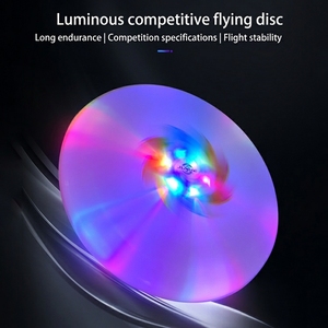 Disco Volador Luminoso LED de Plástico Multicolor en Oferta, para Campamentos al Aire Libre, Fiestas en la Playa, Regalo Promocional - Product Image 4