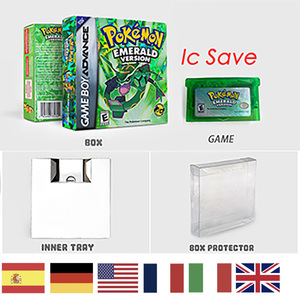Cartouche de jeu filaire POKE Leaf Green Fire Red Ruby Emerald SAPPHIRE pour SP avec matériau ABS - Product Image 1