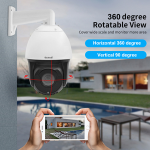 JideTech 7 inç POE ağ CCTV PTZ IP güvenlik kamera 2MP 36X AutoTracking insansı algılama kapalı uygulama gece görüş - Product Image 5