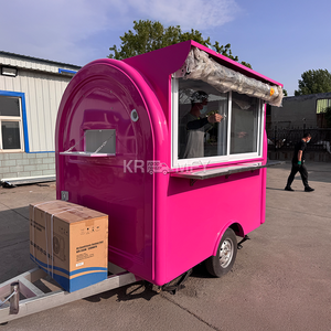 Remorque mobile pour hot-dogs 2025, petit équipement de restauration, kiosque à fruits et à nourriture à vendre, camion à café - Product Image 3