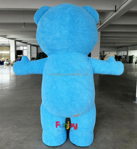 Disfraz de Mascota de Oso de Peluche Inflable Gigante - Mono de Cosplay de Estilo de Dibujos Animados de Anime Colorido - Product Image 6