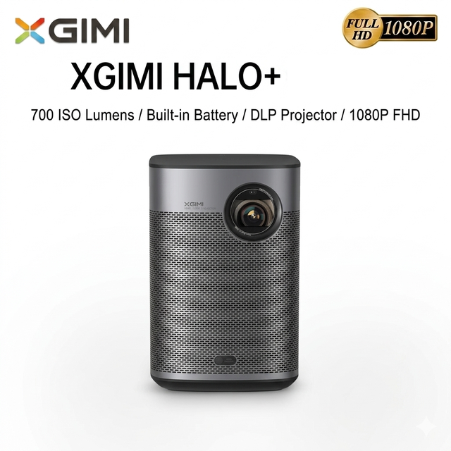 For XGIMI Halo+ GTV Projector 1080p FHD 700 ISO Lumens High Brightness Harman Kardon Sound Google TV OS Proyector