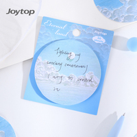 Joytop Blocs-notes adhésifs colorés personnalisables avec logo pour bureau et école, en papier recyclé écologique, fournitures en gros pour journalisation