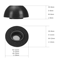 Écouteurs en mousse à mémoire de forme Defean compatibles avec les écouteurs sans fil TWS Apple AirPods Pro3