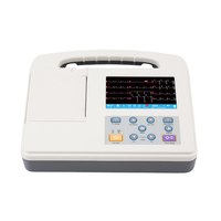Machine ECG portable VS-E024 3 canaux 12 fils rentable 3.5 pouces 5 pouces même prix compétitif avec une grande précision