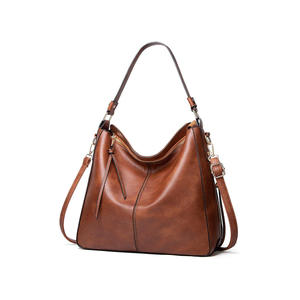 Bolso de Cuero Clásico para Mujer con Acabado Liso, Gran Espacio de Almacenamiento, Asa Cómoda y Diseño Elegante para Uso Diario - Product Image 1