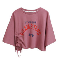 Shimaer : T-shirt Graphique Manches Courtes Ample Tendance et Meilleure Vente pour Femme