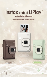 <strong>Instax</strong> Mini LiPlay Hybrid Instant Camera Digital Photo Printer with Sound Elegant Black 2026 Vlogger Essential - Product Image 5