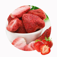 Bulkvoorraad Gevriesdroogde Aardbeien, 100% Fruit, Verse Smaak Behouden, Private Label Op Maat Beschikbaar
