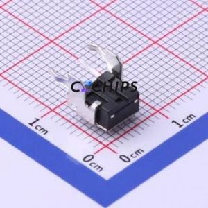 TS-1093A-A2B3-D2 Tactile Switch Through hole Component THT Switch Single Pole Single Throw Round Button 2.5N Right Angle Insert - Product Image 2