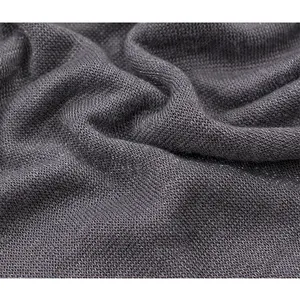 charcoal organic hemp garment fabric