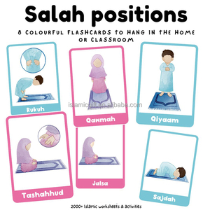 Tùy Chỉnh Sản Xuất Cứng Arabic Chữ Bảng Chữ Cái Học Tập Flashcard Hồi Giáo Giáo Dục Thẻ Cho Trẻ Em - Product Image 2