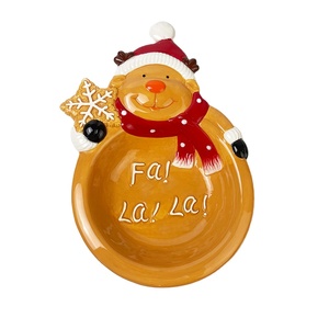 Bols à dessert en céramique en forme de renne Fa <span class=keywords><strong>la</strong></span> <span class=keywords><strong>La</strong></span>/bols à collation de service - Product Image 1