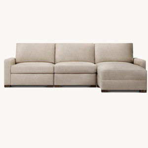 Meubles de salon pour maison moderne Ensemble de canapés modulaires en tissu pour 6 à 7 places Canapé sectionnel en forme de U